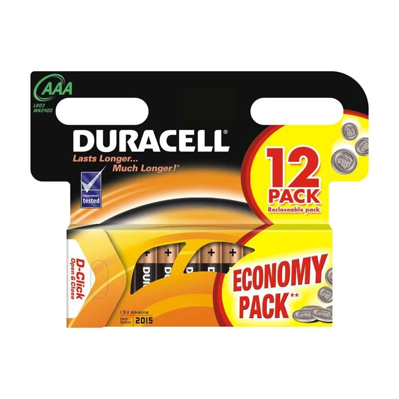 Duracell 5000394203389 buitinė baterija Vienkartinė baterija AAA Šarminis