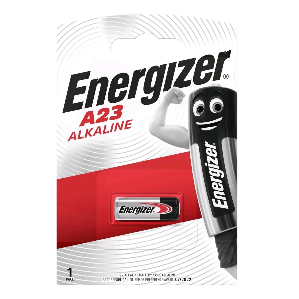 ENERGIZER ALKALINE A23 MN21 12V 1PK