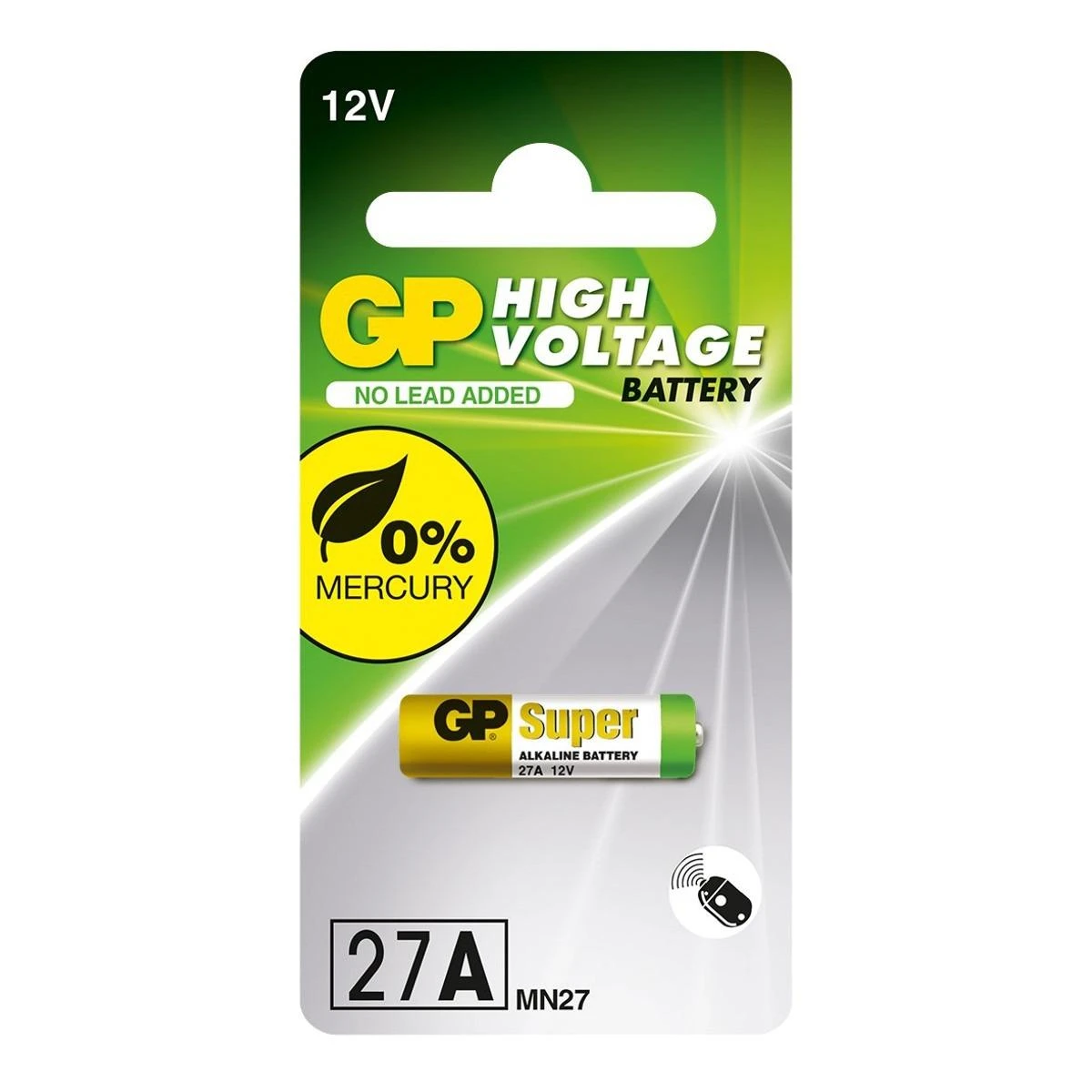GP 27A baterijos 1 vnt.