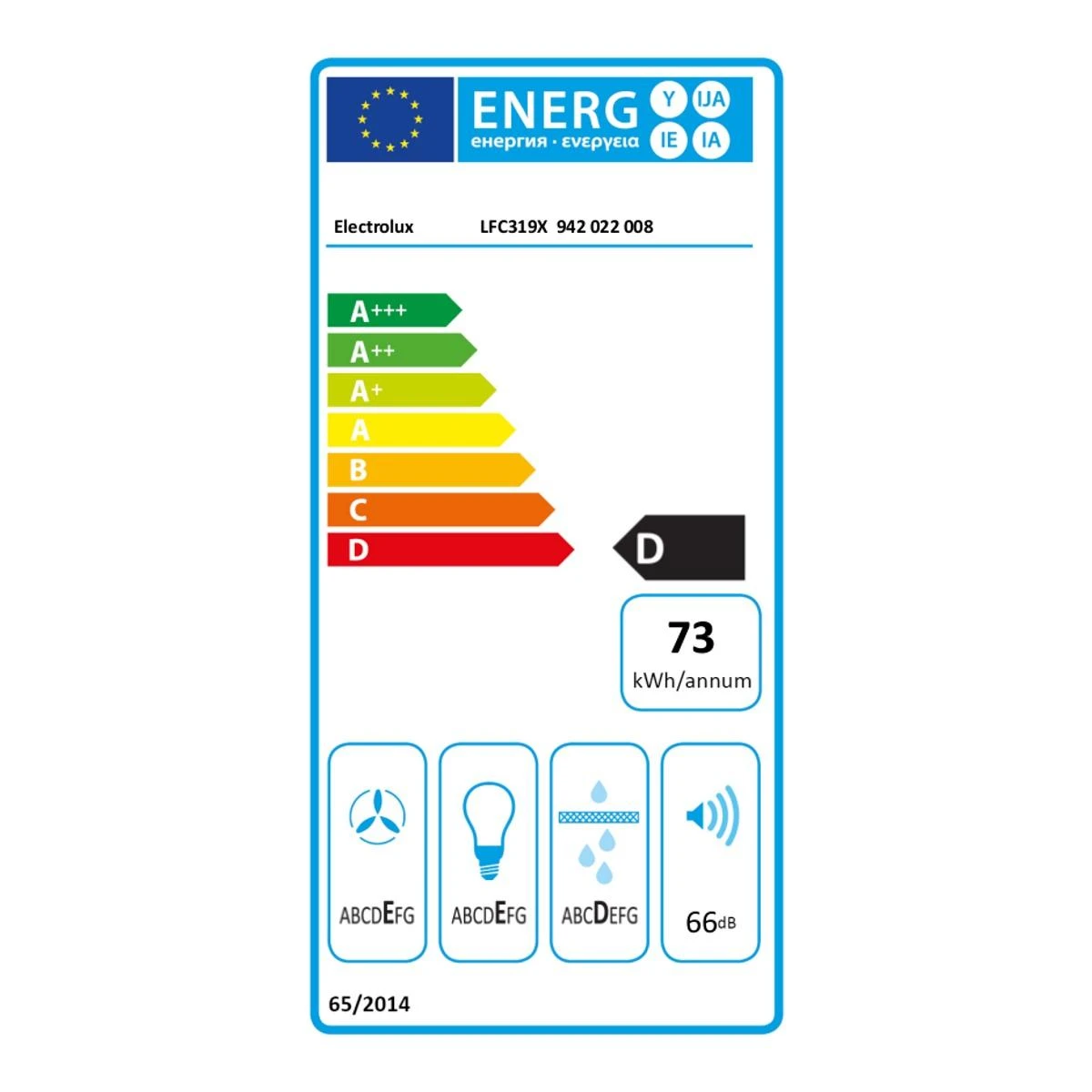 Gartraukis Electrolux LFC319X