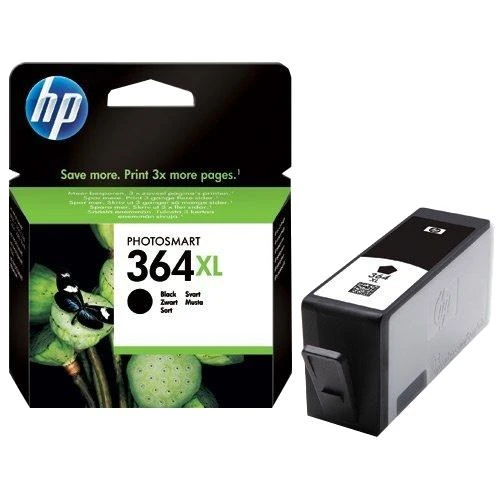 Hewlett Packard (HP) HP 364XL didelės talpos juodo rašalo kasetė, 550 puslapių, skirta HP Photosmart e-All-in-One, Premium, Plus, C5380 (pakeičia CB321EE)