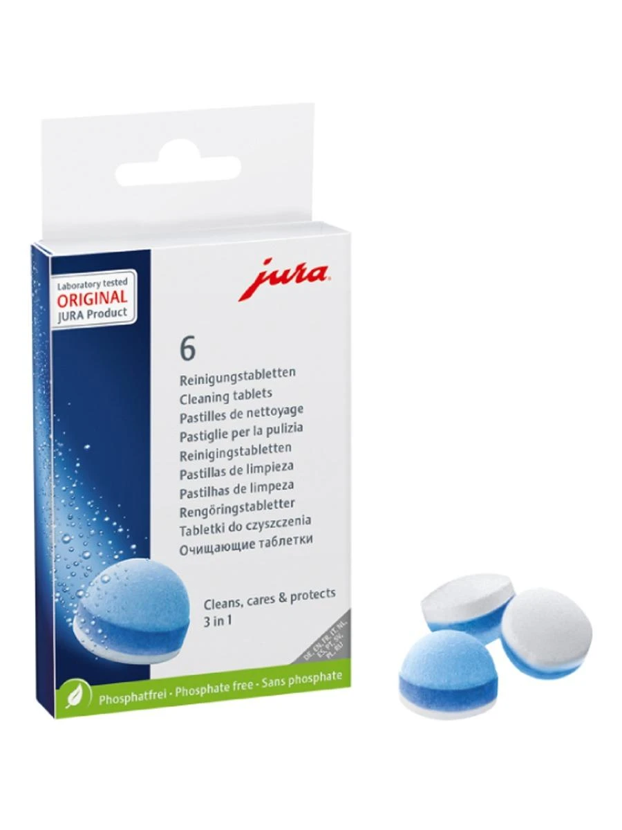 JURA Valymo tabletės, 6 vnt. 24225