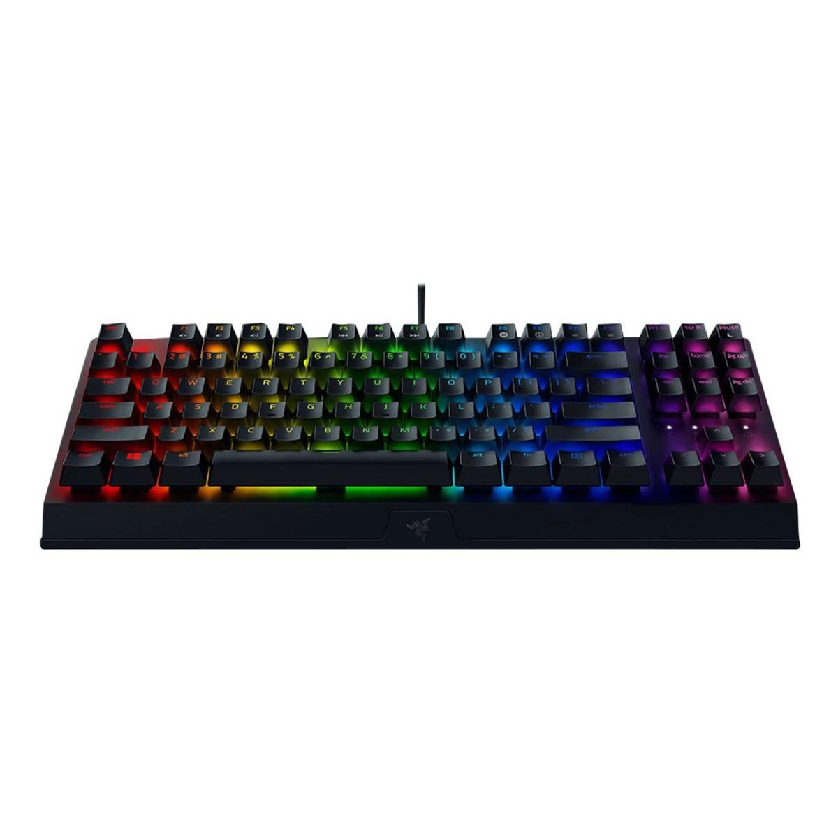 Kompaktiška Žaidimų klaviatūra Razer BlackWidow V3 Tenkeyless, Green Switch, RU išdėstymas