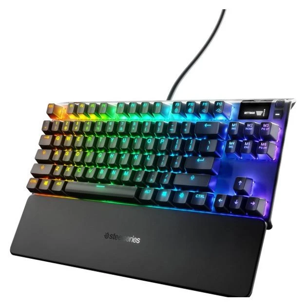Klaviatūra SteelSeries Apex 7 TKL, Red Switch, US kalba, Juodos spalvos