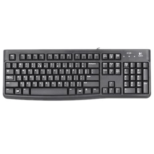Logitech klaviatūra K120 su laidu, EN/RU išdėstymas