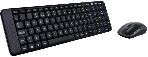 Belaidis klaviatūros ir pelės rinkinys MK220, ENG/RUS išdėstymas