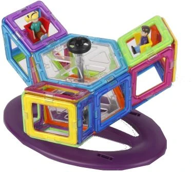 Magformers MAGF Magnetinis rinkinys „Karuselės“, 46 vnt.