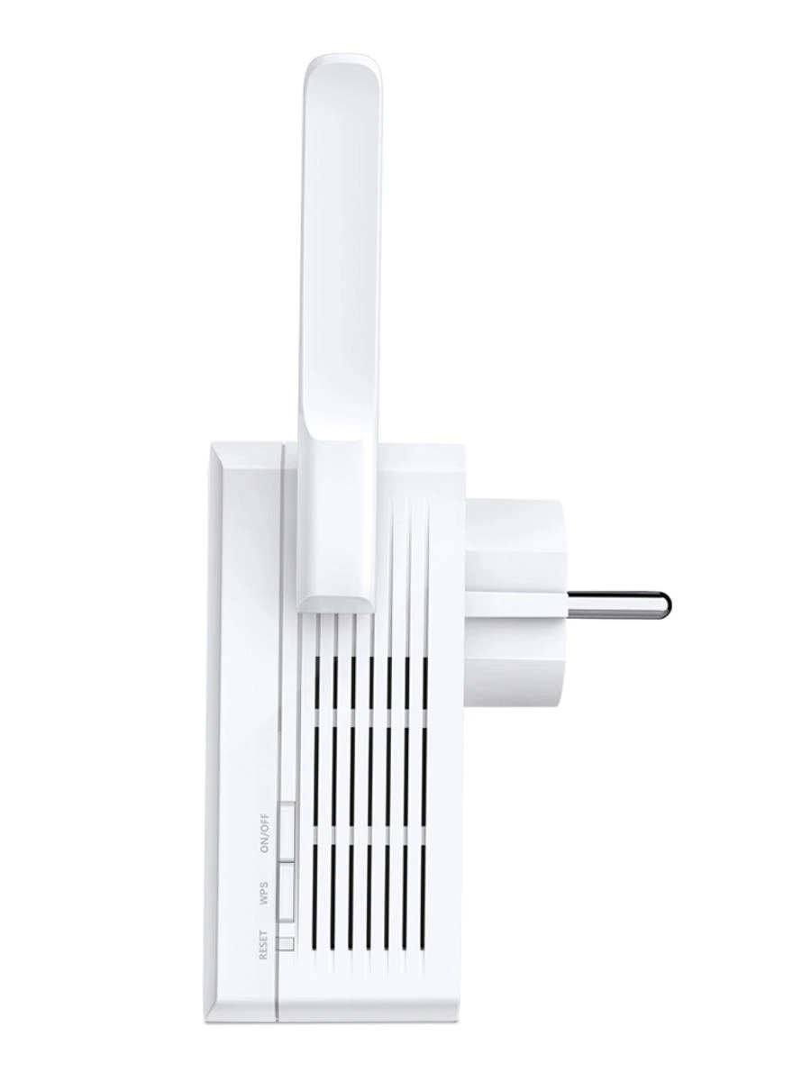 TP-LINK 300Mbps belaidis N sieninis diapazono ilgintuvas su pralaidumu „Atheros 2T2R 2.4GHz 802.11n/g/b“ įjungimu/išjungimu ir diapazono ilgintuvu
