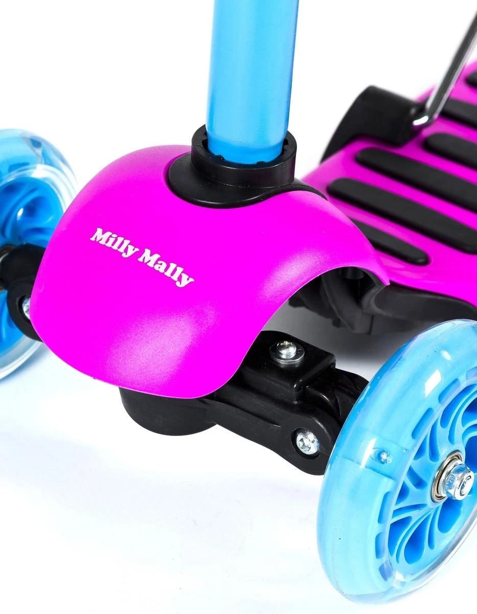 Paspirtukas Milly Mally (2621), rožinis/mėlynas