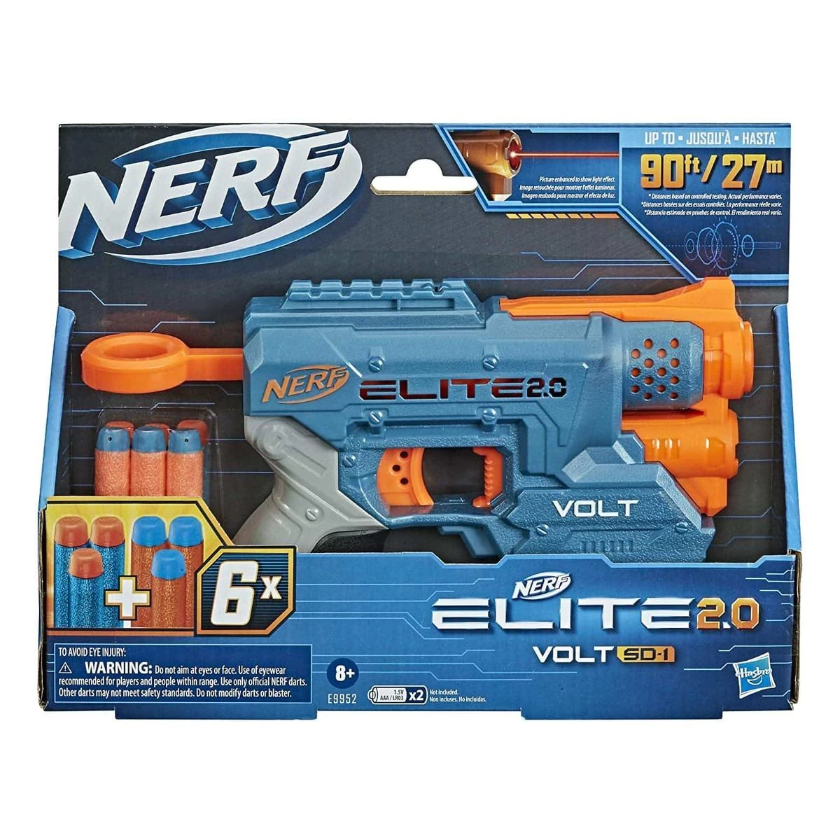 NERF Elite 2.0 žaislinis šautuvas VOLT SD-1