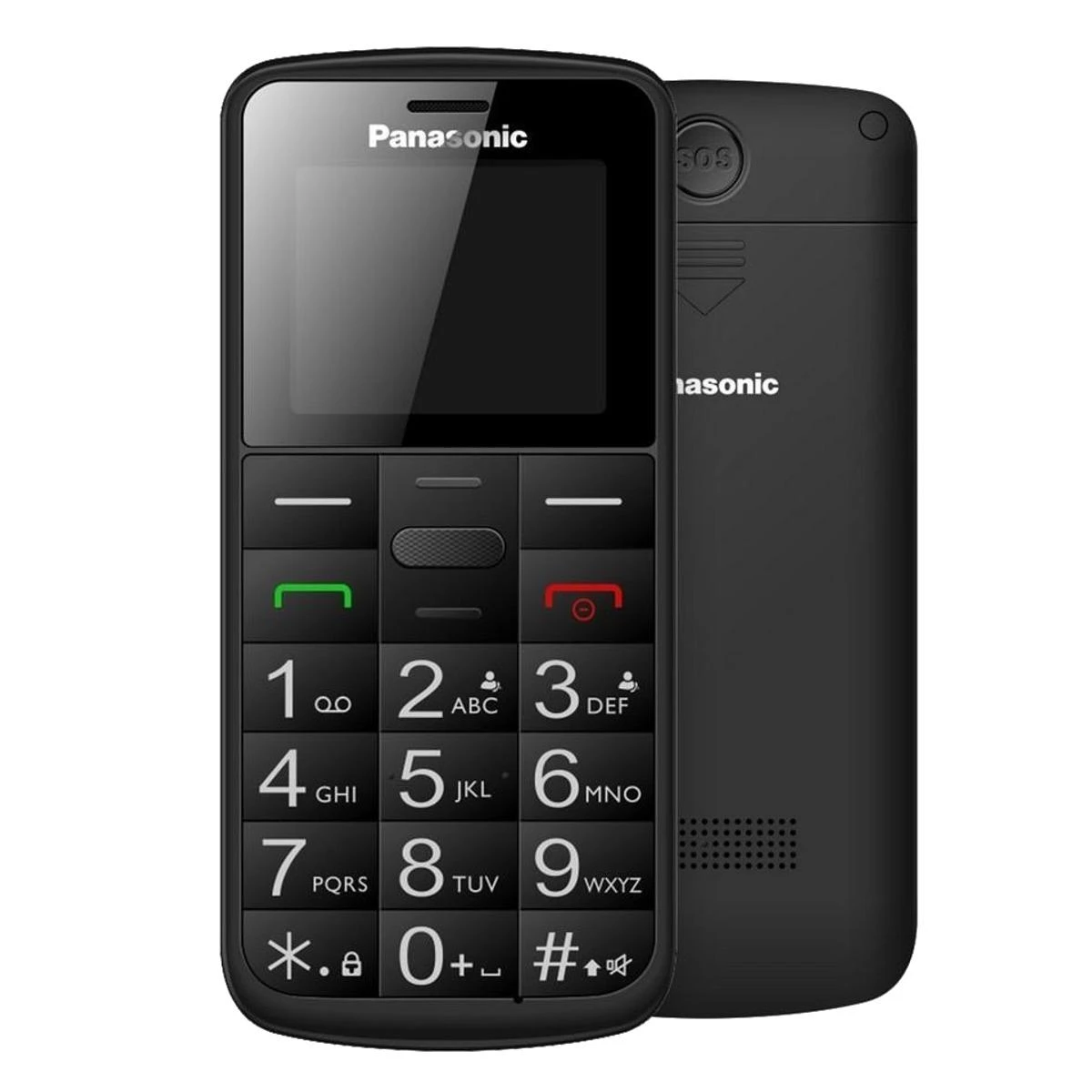 Senjorų telefonas Panasonic KX-TU110EXB (juodas), modelis - ‎KX
