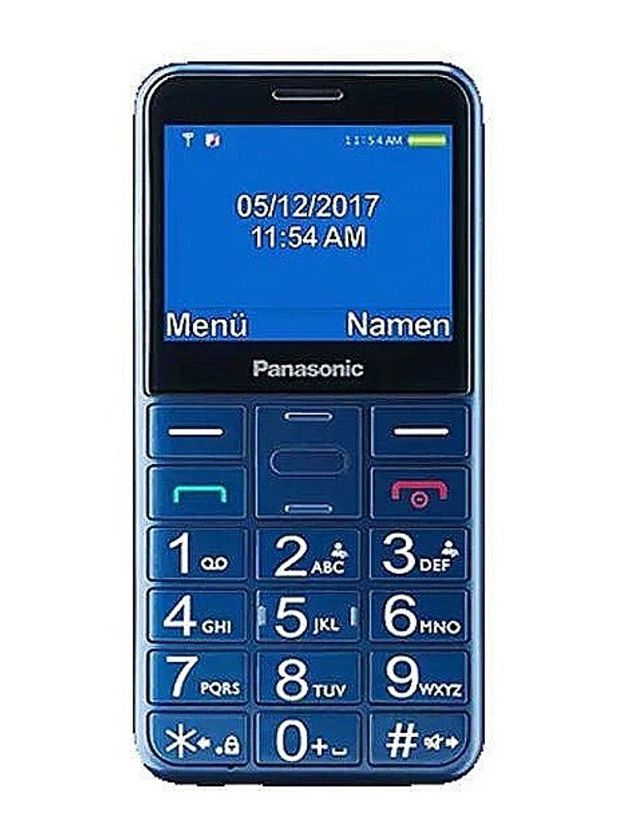 Mobilusis telefonas Panasonic KX-TU155EXBN, Mėlynas