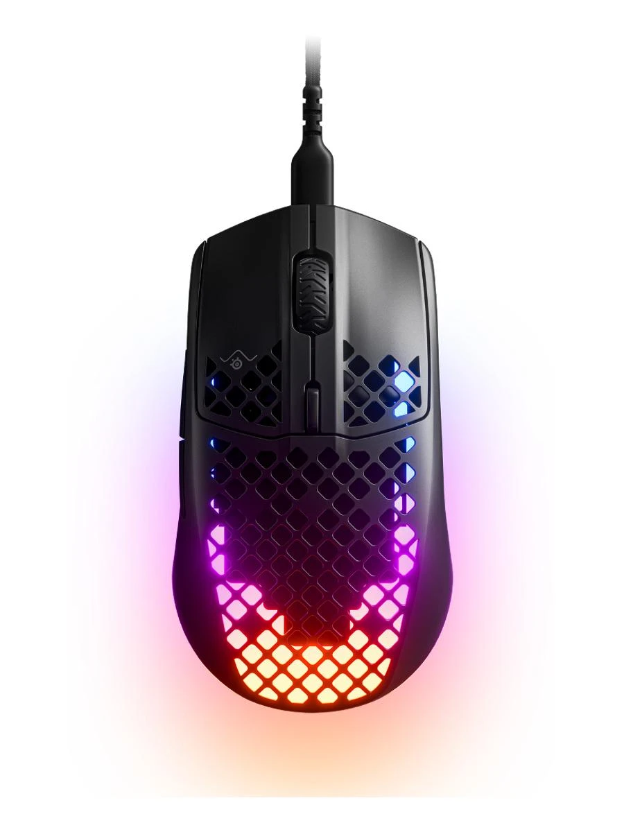 Žaidimų pelė SteelSeries Aerox 3 Onyx , Juodos spalvos