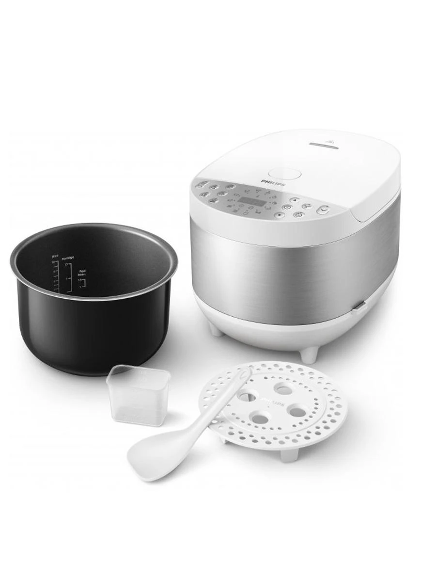 Daugiafunkcis puodas Philips All-in-One Cooker HD4713/40, 5 l, Baltas