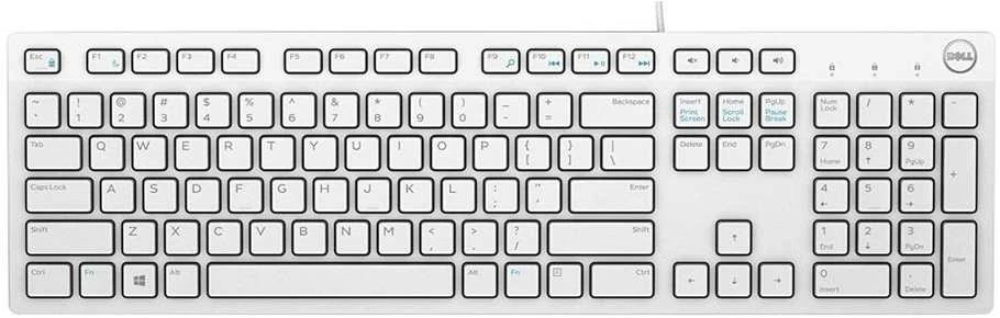 Klaviatūra Dell KB216, Balta