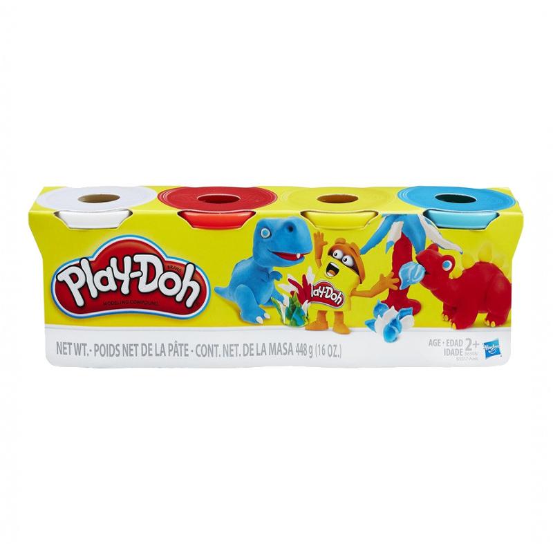 PLAY-DOH Plastilino rinkinys, 4 vnt.