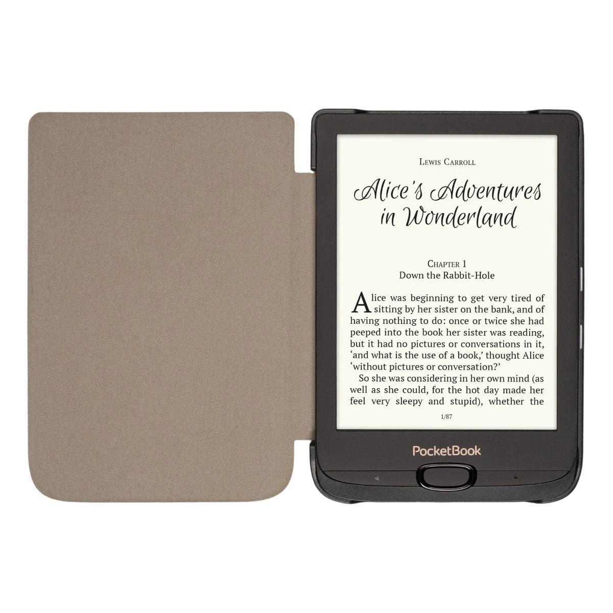 PocketBook skaityklės dėklas Shell 6" (WPUC-627-S-LB) Šviesiai rudas