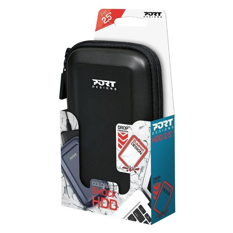 PORT DESIGNS Colorado Shock HDD 2.5" dėklas Juodas