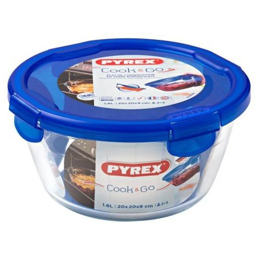 Karščiui atsparus konteineris su dangteliu Cook & Eiti 20 x 9 cm 1,6 l PYREX