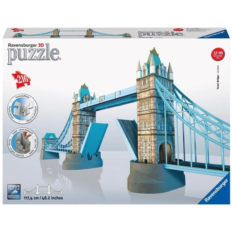 Ravensburger 3D dėlionė "3D Puzzle Tower Bridge - London"
