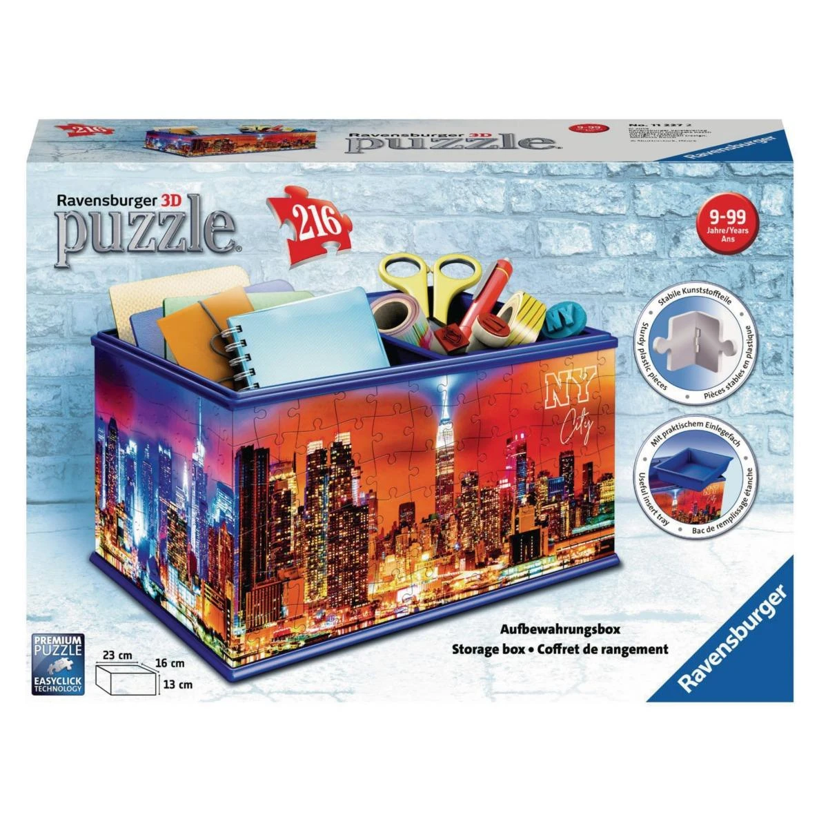 RAVENSBURGER dėlionė-daiktadėžė NY Panorama, 216d., 11227