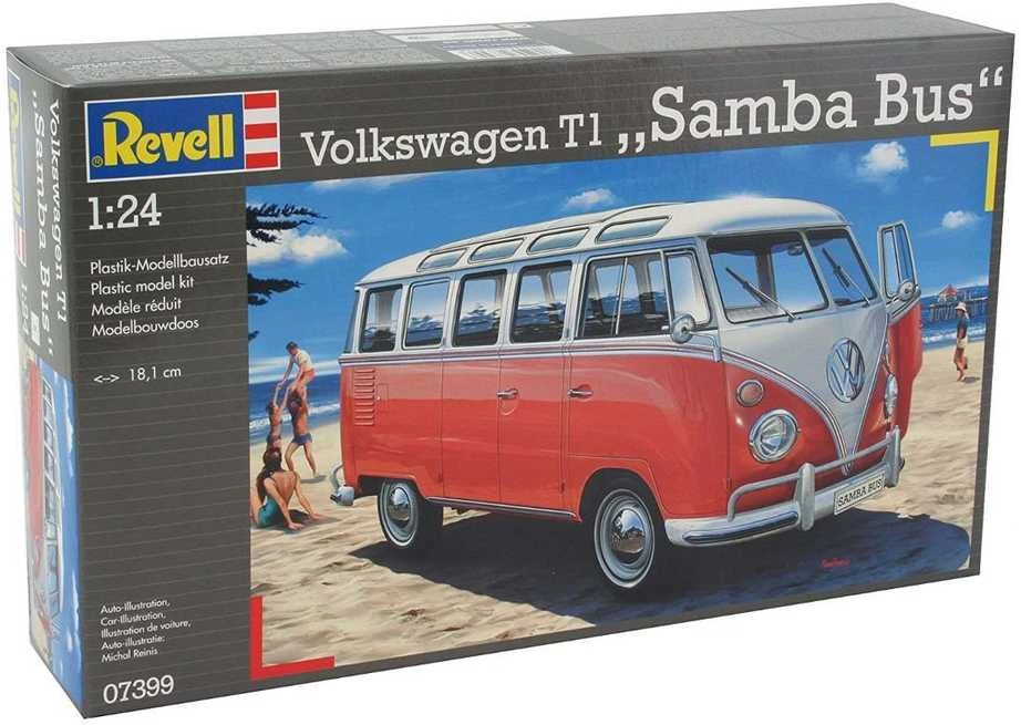 Revell 07399 Volkswagen T1 Samba Bus 1:24 plastikinis surenkamas modelis