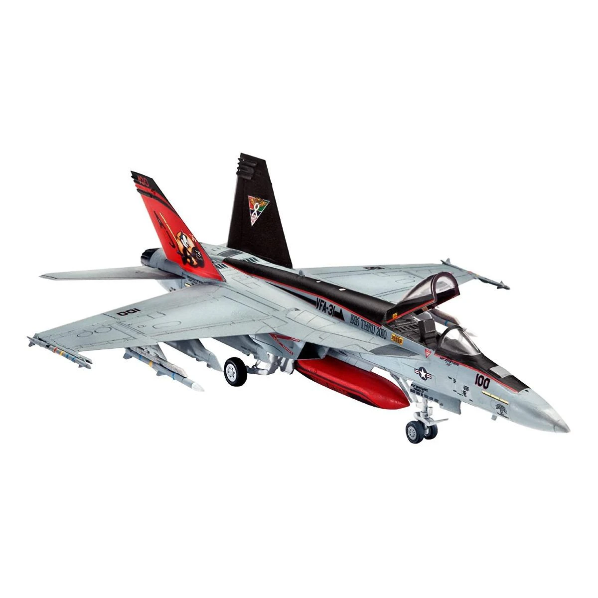 Modelių rinkinys 1:144 F/A-18 Super Hornet, Revell, spalvotas