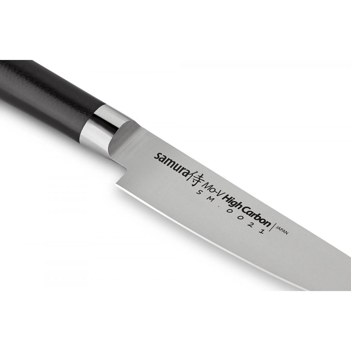 Samura MO-V universalus virtuvės peilis 5"/125 mm iš AUS 8 japoniško plieno 59 HRC