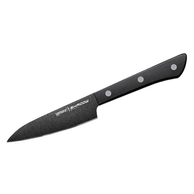Samura SHADOW Universalus peilis su juoda nepridegančia danga 4,0"/99mm iš AUS 8 Japoniško plieno 59 HRC