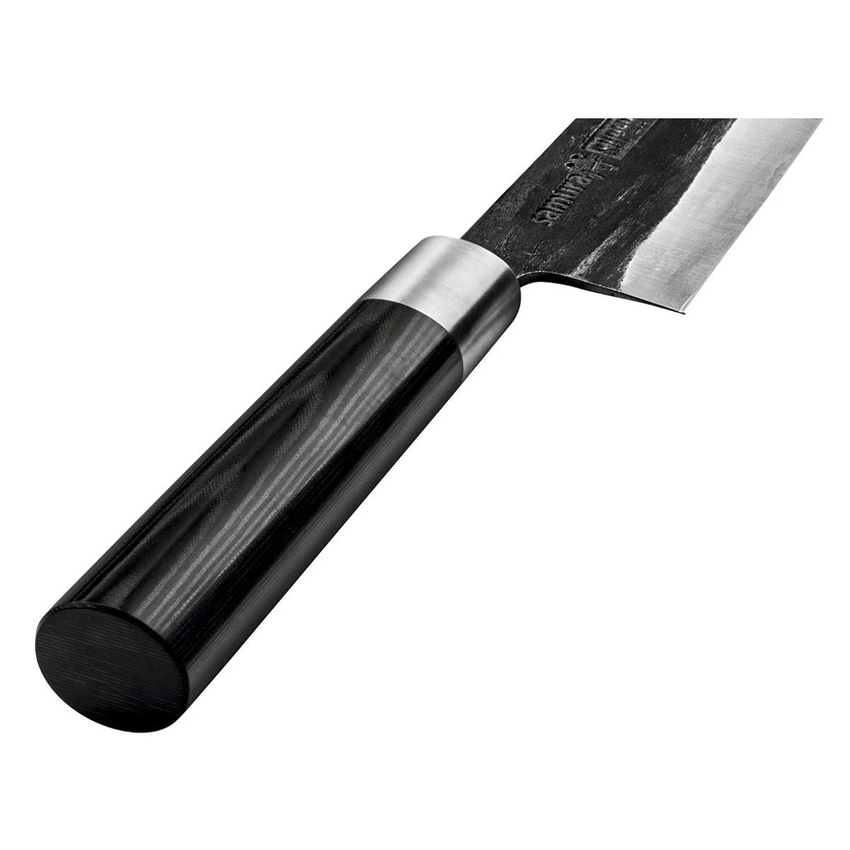 Samura SUPER 5 Universalus virtuvinis peilis Santoku 7,2"/182 mm iš AUS 10 Damasko plieno 60 HRC (5 sluoksniai)