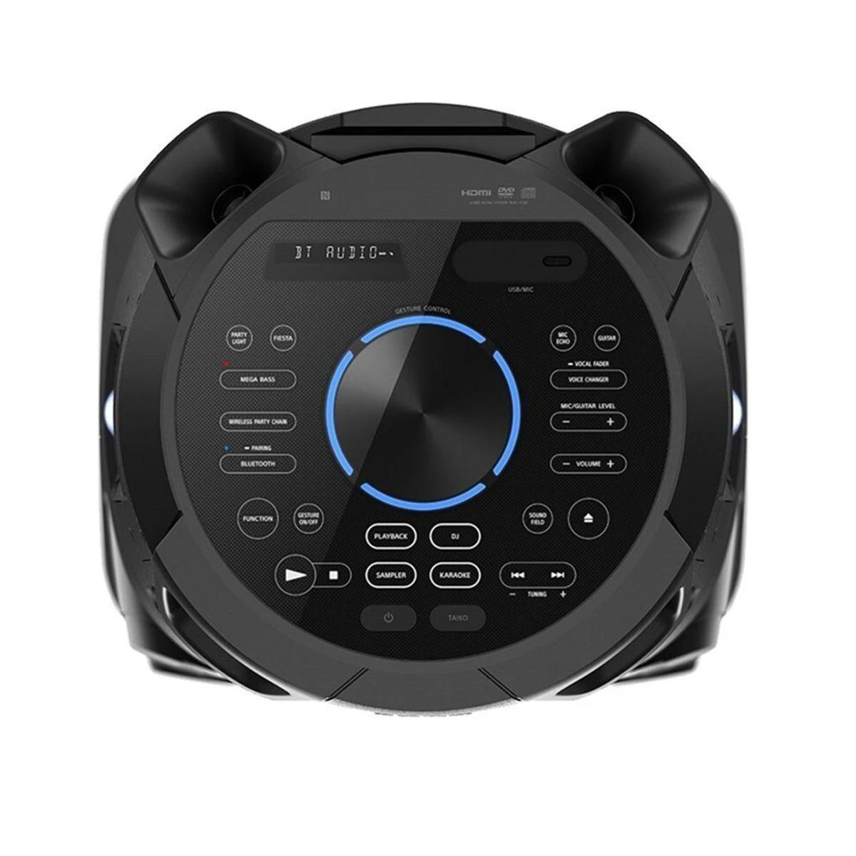 Nešiojama garso sistema Sony MHC-V73D, Juodos spalvos