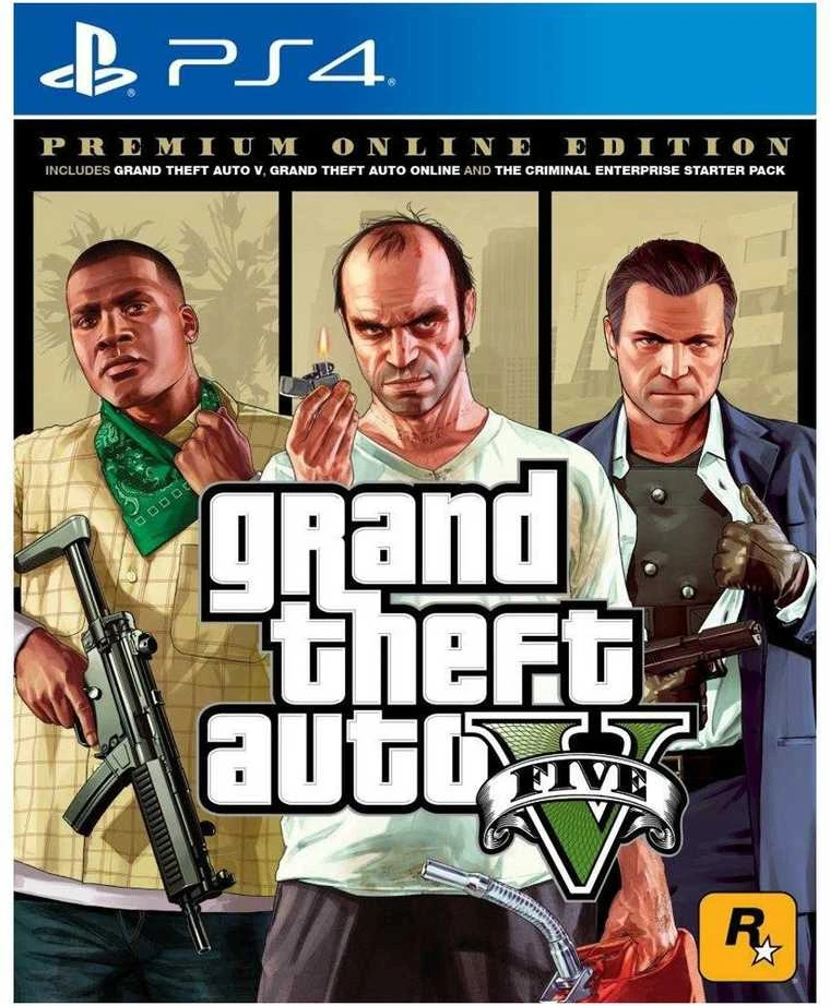 Sony „Rockstar Games Grand Theft Auto V Premium Edition“ PS4