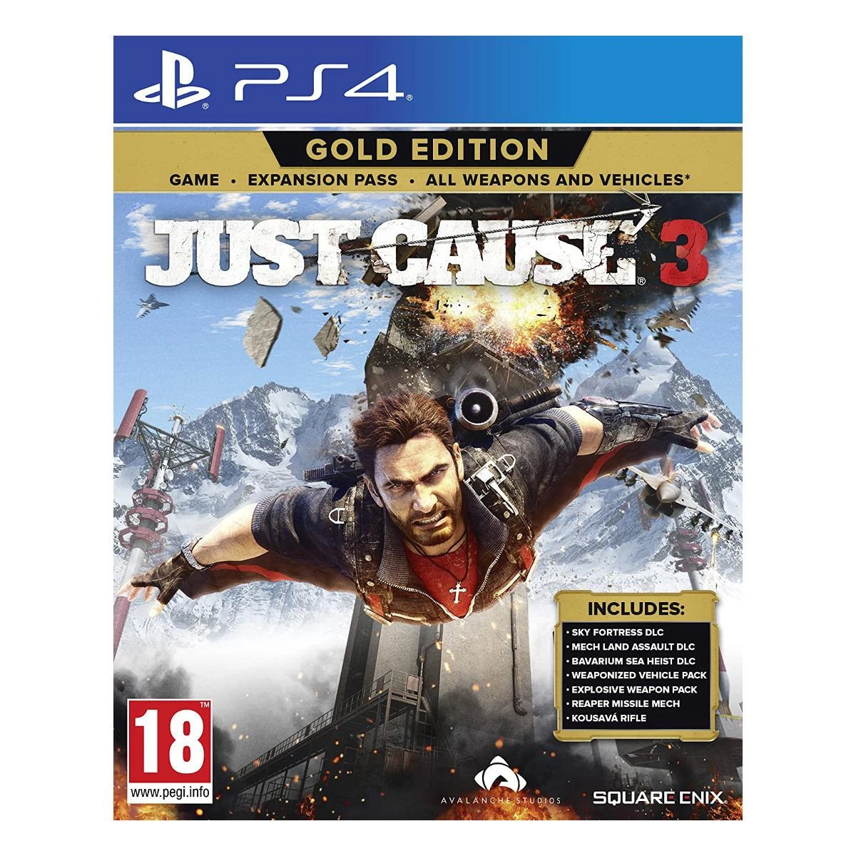 Sony Just Cause 3: Gold Edition PlayStation 4 Auksas