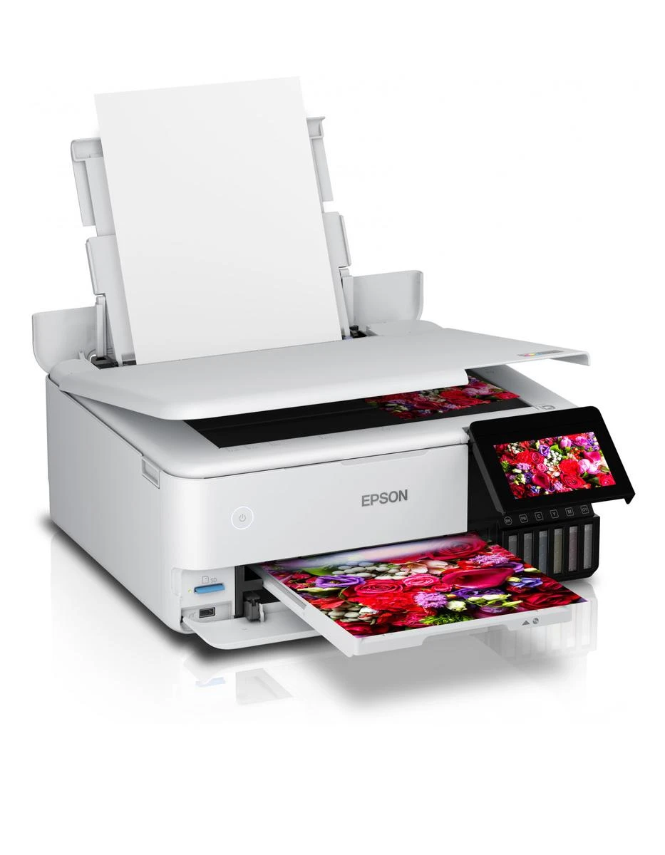 Epson | Wireless Photo Spausdintuvas | EcoTank L8160 | Inkjet | Spalvotas | Inkjet Daugiafunkcinis Spausdintuvas | A4 | Wi-Fi | Pilkas