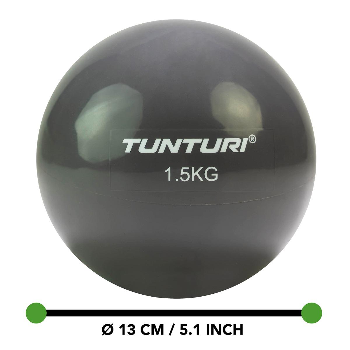 Svorinis kamuolys TUNTURI Toning ball 1,5kg