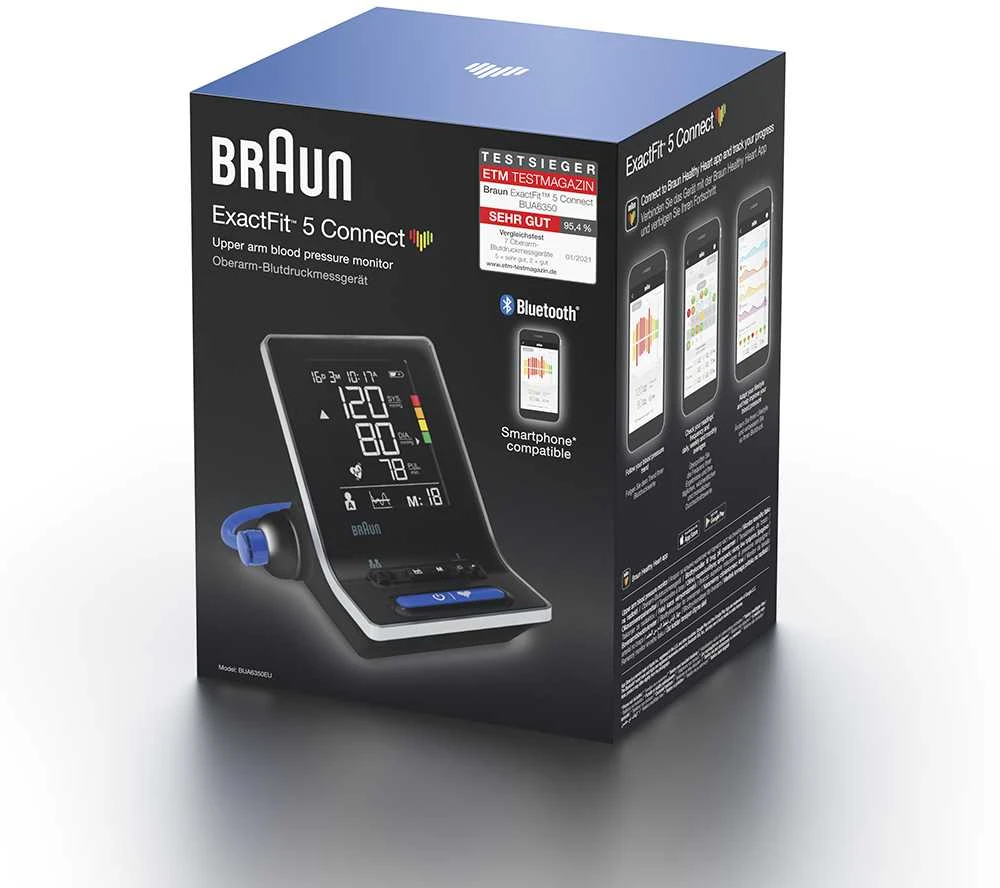 Kraujospūdžio matuoklis Braun ExactFit 5 - BUA6350