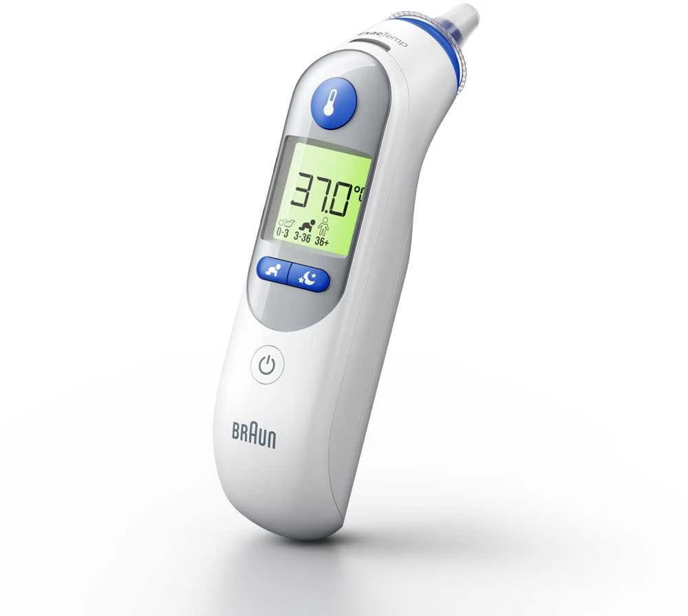 Braun IRT6525 Thermoscan 7+ ausų termometras su naktiniu režimu