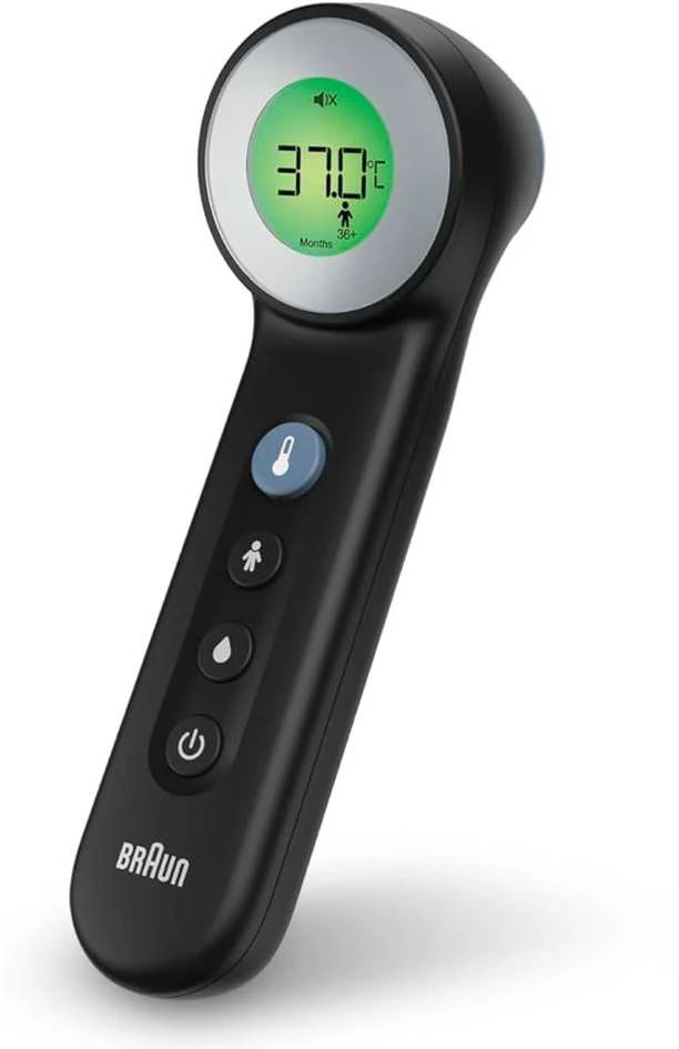 Bekontaktis termometras Braun BNT400, juodas