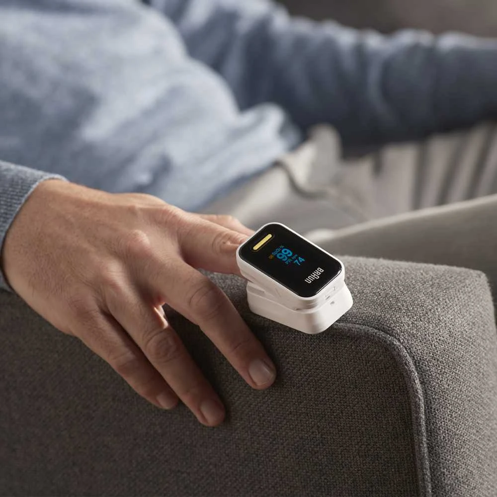 Braun YK-81CEU pulse oximeter Juodas, Nerūdijantis plienas