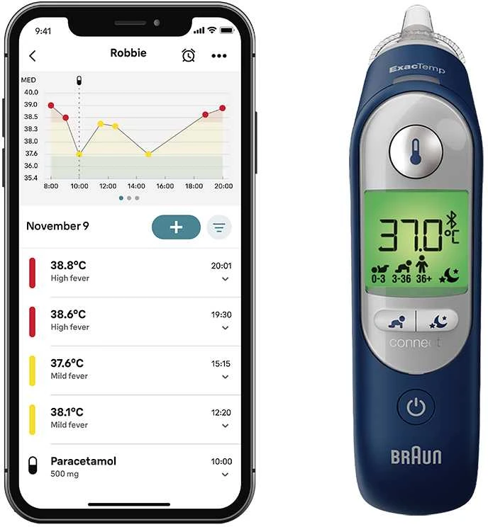 Braun Thermoscan 7 plus prijungti
