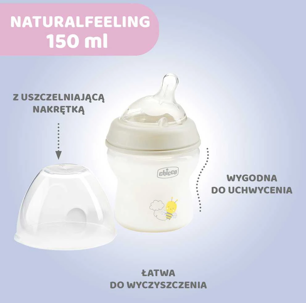 Chicco kūdikių buteliukas Natural Feeling FN 150ml