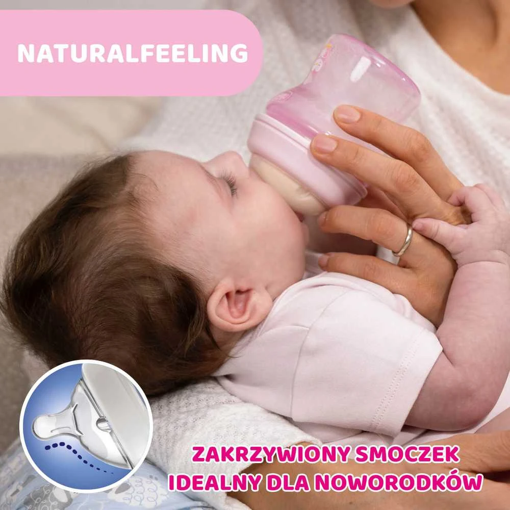 "Chicco" kūdikių buteliukas "Natural Feeling 2M+" 250ml