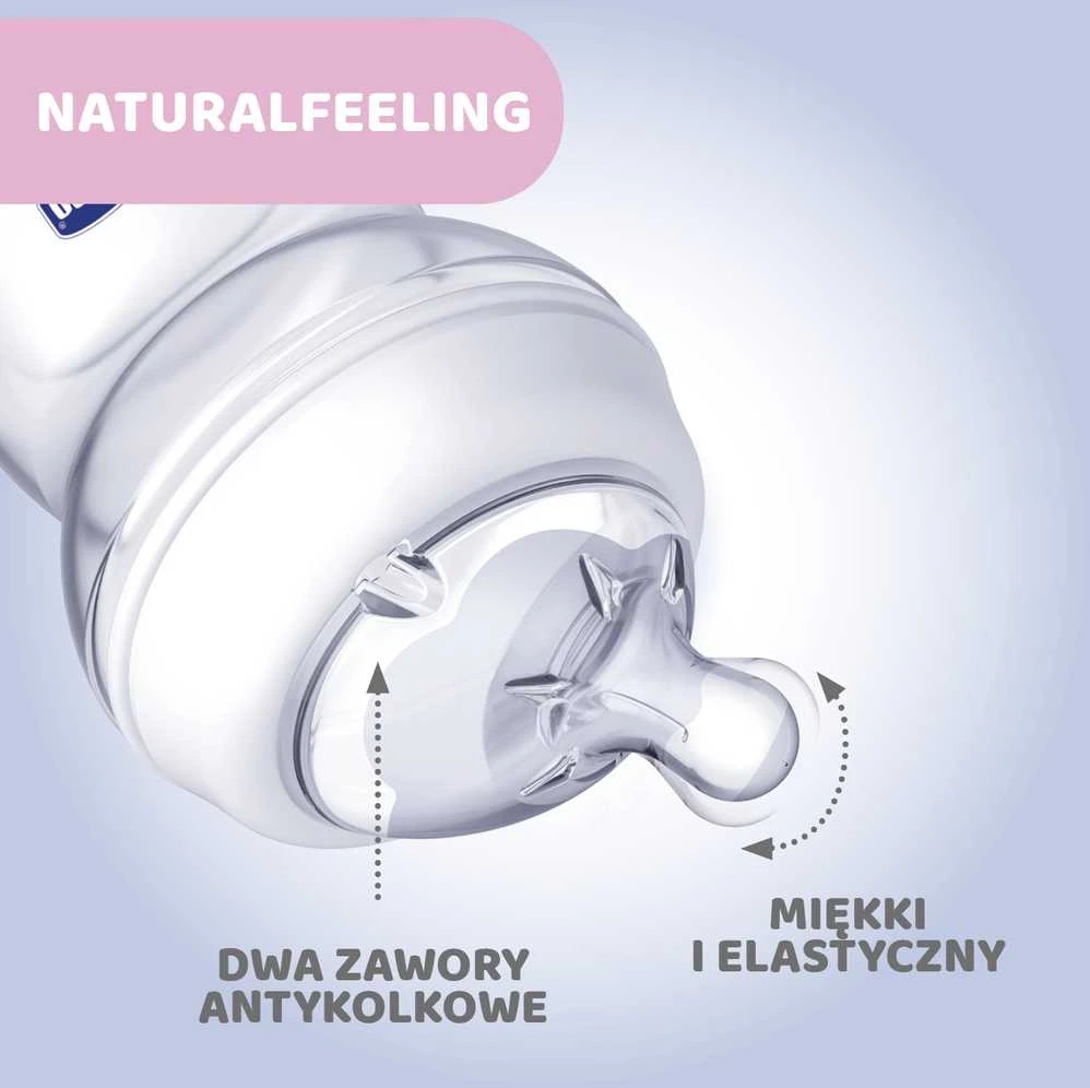 Chicco Natural Feeling Crystal T silikoninis buteliukas buteliukas 250ml