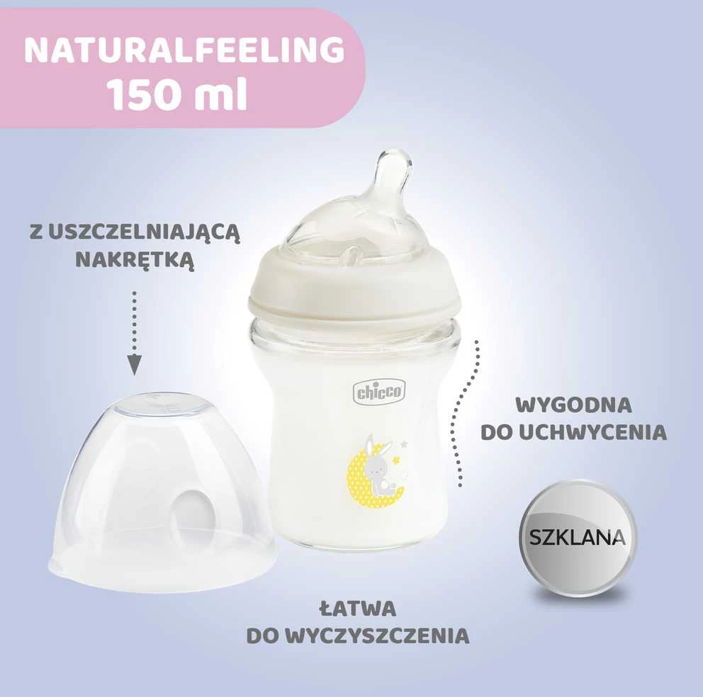Chicco Natural Feeling Crystal T silikoninis buteliukas buteliukas 250ml