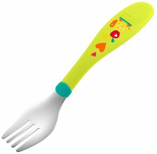 CHICCO 00016102300000 metaliniai stalo įrankiai žali 18m+