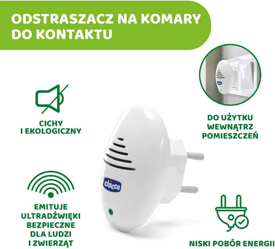 CHICCO ANTI-MOSTQUITO Elektrooniline sääsetõrje vahend
