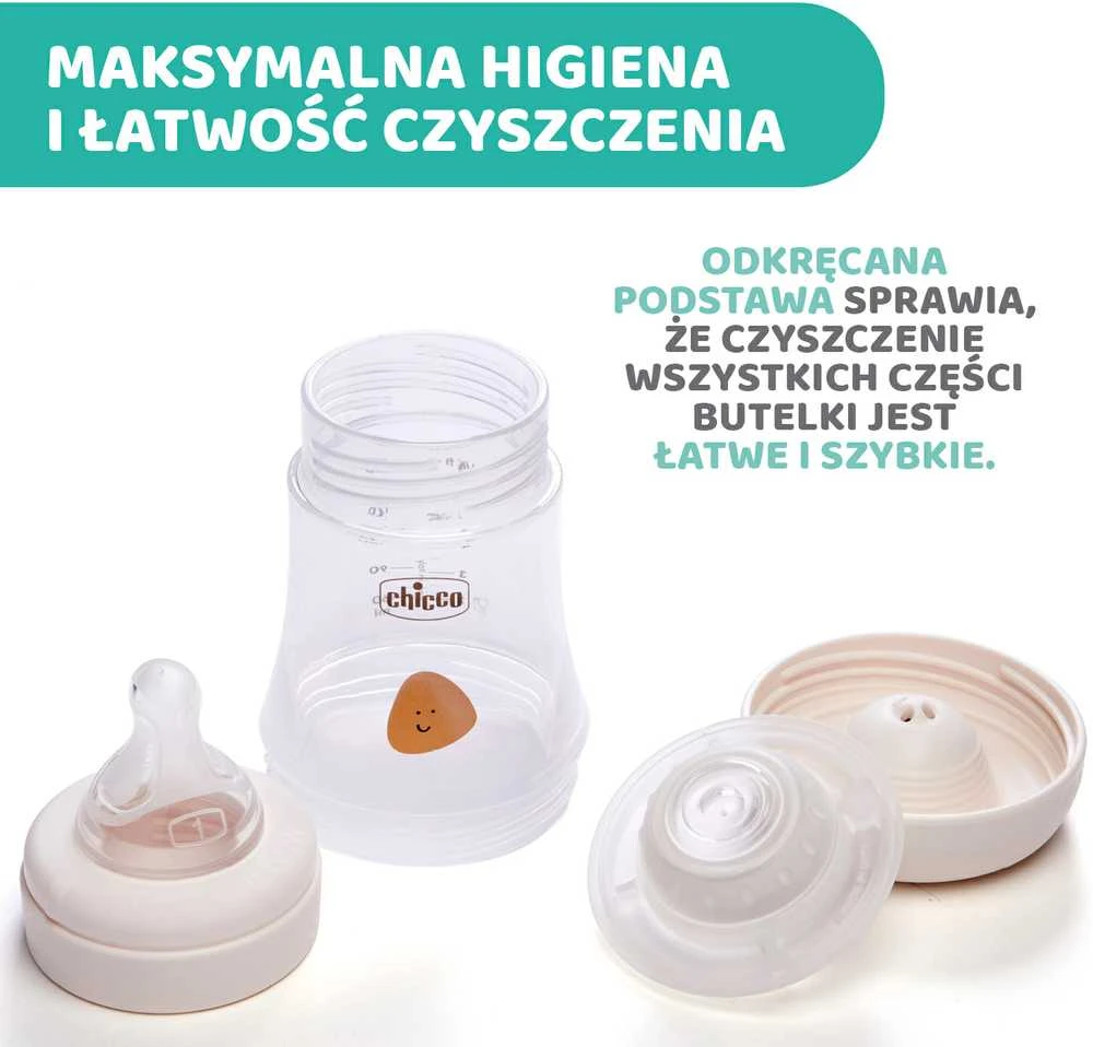 CHICCO Perfect 5 maitinimo buteliukas 150ml., neutralus