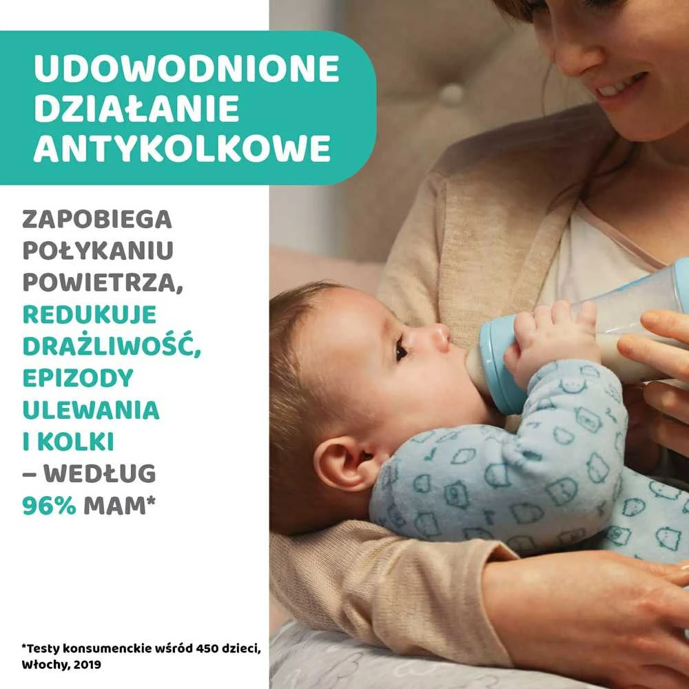 "Chicco" buteliukas Perfect5 0M+150ml mėlynas silikoninis