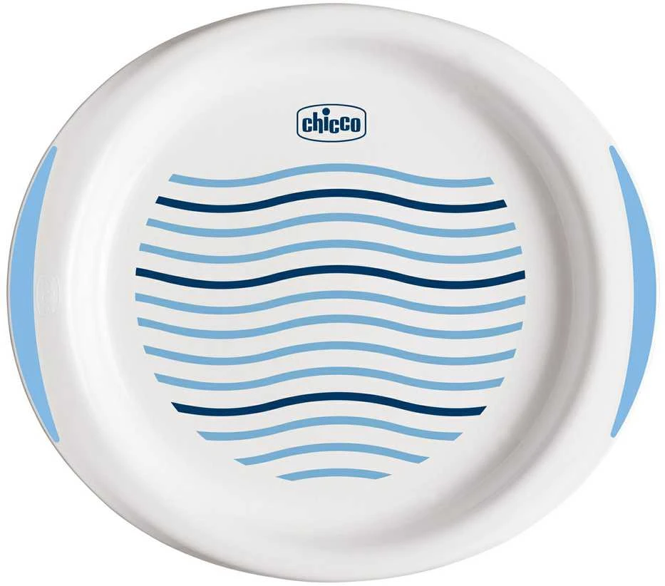 Chicco 2 mėlynų lėkščių rinkinys