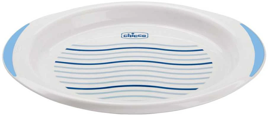 Chicco 2 mėlynų lėkščių rinkinys